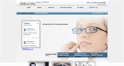 Desktop Screenshot of bellavistaeyeclinic.com