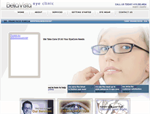 Tablet Screenshot of bellavistaeyeclinic.com